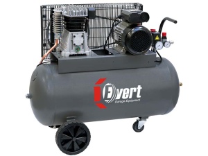Compresor cu piston Evert, 230V, putere: 2,2 kW, presiune: 10 bar, debit: 332 l/min., rezervor: 100 l, numar pistoane: 2 buc