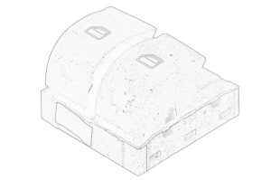 Comutator macara geam AUDI A4 B7 2004-2008 - Original OE