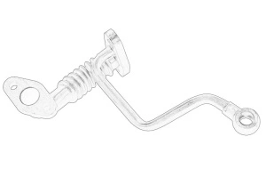 Conducta ulei turbina TOYOTA 4 RUNNER II, 4 RUNNER III, LAND CRUISER 1993-2009 - Original OE