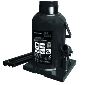 Cric capacitate de ridicare: 50000 kg, înălțime minimă de ridicare 280 mm, înălțime maximă de ridicare: 450 mm, număr de pistoane: 1, culoare: negru PROFITOOL