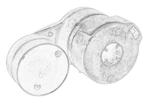 Intinzator curea transmisie DEUTZ FAHR 100, 85, 108, 118, 120, 120 MK2, 120 MK3, 120 PROFILINE, 128, 130, 130 PROFILINE, 150, 150 MK2, 150 MK3, 150 PROFILINE, 150.7, 150.7 PROFILINE - Original OE