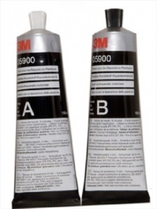 Kit bicomponent A+B reparatie material plastic 2x150ml 3M