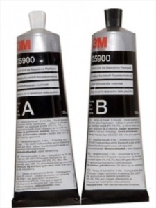 Kit bicomponent A+B reparatie material plastic 2x150ml 3M