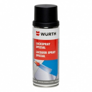 Lac spray negru mat rez la 650 grad Wurth