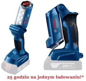 Lampă de atelier BOSCH GLI 18V-300 0 601 4A1 100, 18V, timp functionare: 20hrs, LED