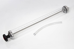 Pompa umplere PROFITOOL cu carcasă transparentă (seringă), capacitate: 1000 cm3, lungime tub de aspirație/refuzare: 300 mm