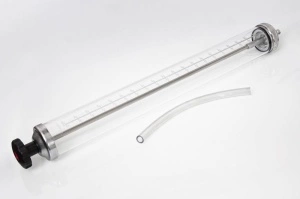 Pompa umplere PROFITOOL cu carcasă transparentă (seringă), capacitate: 1000 cm3, lungime tub de aspirație/refuzare: 300 mm
