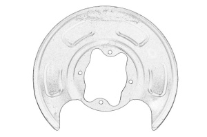 Protectie disc frana Dreapta Spate HYUNDAI I10 I, I10 II dupa 2007 - Original OE