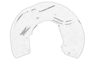Protectie disc frana Stanga Fata BMW 5 2001-2010 - (E60; E61) - Original OE