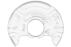 Protectie disc frana Stanga Fata TOYOTA YARIS 2005-2014 - Original OE