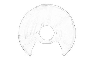 Protectie disc frana Stanga Spate MAZDA 3, 6, CX-5 dupa 2012 - Original OE