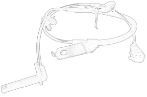 Senzor ABS Dreapta Fata CHRYSLER 200, SEBRING; DODGE AVENGER, JOURNEY; FIAT FREEMONT; LANCIA dupa 2007 - ("AWD") - Original OE
