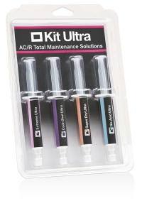 Set 4 x 6ml solutie aer conditionat auto ERRECOM Kit Ultra revitalizare si indepartare scurgeri sistem AC - Img 1