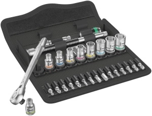 Set de scule Philips PH / mâner cu clichet/bit de inserție TORX, număr de scule: 28buc WERA