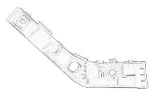 Suport bara Stanga Fata HYUNDAI I30 2007-2012 - (latura, plastic) - Original OE