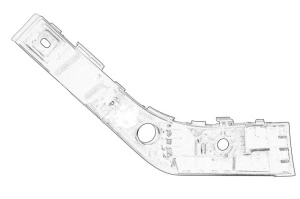 Suport bara Stanga Fata HYUNDAI I30 2007-2012 - (latura, plastic) - Original OE