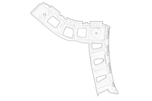 Suport bara Stanga Spate VW TIGUAN 2007-2018 - (plastic) - Original OE