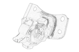 Suport motor , cauciuc-metal Stanga TOYOTA PRIUS PLUS dupa 2011 - Original OE