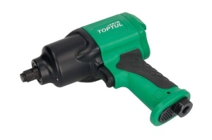 Surubelnita electrica diametru extern 1/2", 1356 Nm, 9500 rev./min., consum aer: 206 l/min., greutate: 2,3 kg, lungime surubelnita: 191 mm TOPTUL