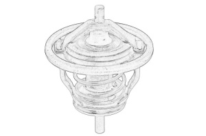 Termostat lichid racire ISUZU - Original OE