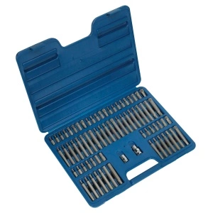 Trusa de chei biti Hexagon/Torx/XZN/Ribe 3/8'' & 1/2'', Sealey 74 piese