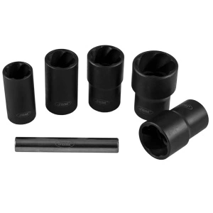 Trusă tubulare extragere antifurturi și șuruburi uzate 1/2" JBM - Img 2