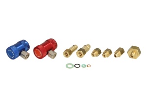 Accesorii, la set conectori statie A/C, tip lichid de racire: R1234yf, potrivit model KONFORT 715 TOUCH; KONFORT 715R; KONFORT 715R EVO TEXA