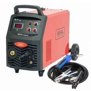 Aparat sudura semi-automat putere de sudura minima: 30A, curent sudura: 250A, putere nominala: 5,9kW, alimentare electrica: 230/400V, metoda de sudare: FLUX / MIG-MAG / MMA IDEAL