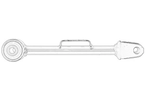 Brat suspensie roata Dreapta Spate HONDA CR-V II 2001-2007 - (spate, cu ABS; superior) - Original OE