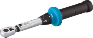 Cheie dinamometrica 1/4 ", marime: 6,3 mm, raza: 2,5-25 Nm, reversibil, patrat HAZET - Img 1