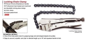 Cleste strangere autoblocant cu lant 450mm Toptul