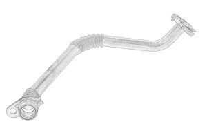 Conducta ulei turbina FORD TRANSIT CUSTOM V362, TRANSIT V363 dupa 2019 - (cu garnitura; retur) - Original OE