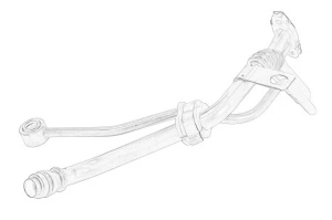 Conducta ulei turbina NISSAN PRIMASTAR, QASHQAI I, X-TRAIL II dupa 2005 - Original OE