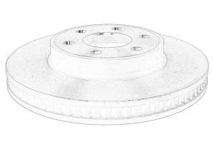 Disc frana Stanga/Dreapta Fata FORD TOURNEO CUSTOM V710, TRANSIT CUSTOM V710 dupa 2023 - Original OE