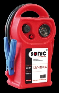 Dispozitiv de pornire BOOSTER, tensiune: 12V, cCA: 440A, curent de pornire maxim: 1600A, greutate: 6,5 kg SONIC