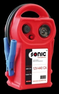 Dispozitiv de pornire BOOSTER, tensiune: 12V, cCA: 440A, curent de pornire maxim: 1600A, greutate: 6,5 kg SONIC