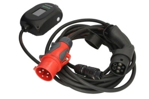 Dispozitiv incarcare masina electrica EVSE mobile charger EMONE One, numar faze: 1, 7,4kW, culoare: negru/alb, cablu tip 2 ELECTROMOBILITY ONE
