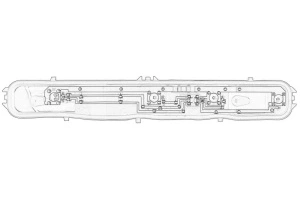 Element stop Dreapta Spate FORD TRANSIT, TRANSIT V363 dupa 2006 - (priza bec) - Original OE