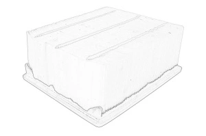 Filtru aer DODGE RAM 2500; RAM 3500 dupa 2011 - (panou) - Original OE