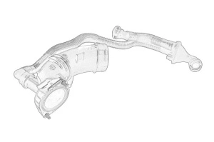 Galerie admisie alimentare aer AUDI A4 B9, A5, Q5 dupa 2016 - Original OE