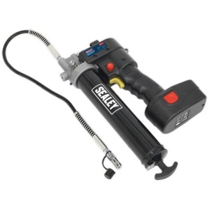 Gresor electric 18V, rezervor 400g, conducta lubrifiant 700 mm SEALEY