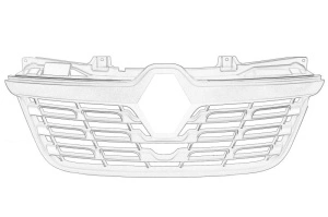 Grila Fata RENAULT MASTER III 2014-2019 - (cu un logo) - Original OE