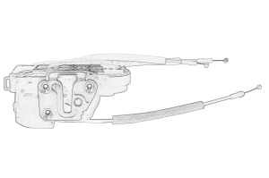 Incuietoare usa Dreapta Fata HYUNDAI IX35 2010-2015 - Original OE