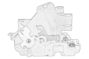 Incuietoare usa Stanga Fata SEAT AROSA; SKODA FABIA II, OCTAVIA II; VW LUPO I 1997-2014 - Original OE - Img 2