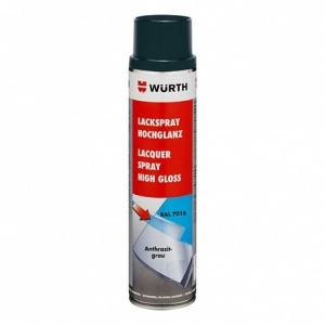 Lac spray gri antracit 7016 600 ml Wurth
