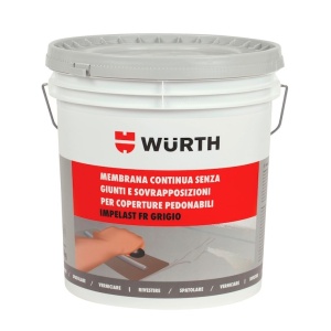 Membrana lichida hidroizolanta elastica ranforsata (gri) 20 kg IMPELAST FR - Wurth