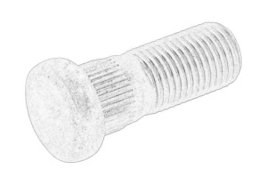 Pinul rotii (M12x1,25, lungime filet: 20mm, lungime: 37mm) potrivit NISSAN NAVARA NP300, NP300, TERRANO I, TERRANO II 2.4-3.3 10.87-