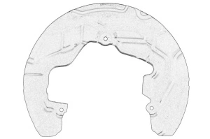 Protectie disc frana Dreapta Fata FORD USA EDGE dupa 2014 - (roata de 18 inci) - Original OE