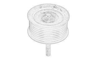 Rola ghidare/conducere curea transmisie MERCEDES E, GL, M 2006-2013 - (W211; X164; W164; W221, V221) - Original OE