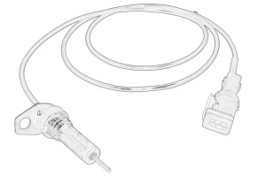Senzor avertizare uzura placute frana lungime: 1620mm RVI; VOLVO GAMA C; GAMA T - Original OE